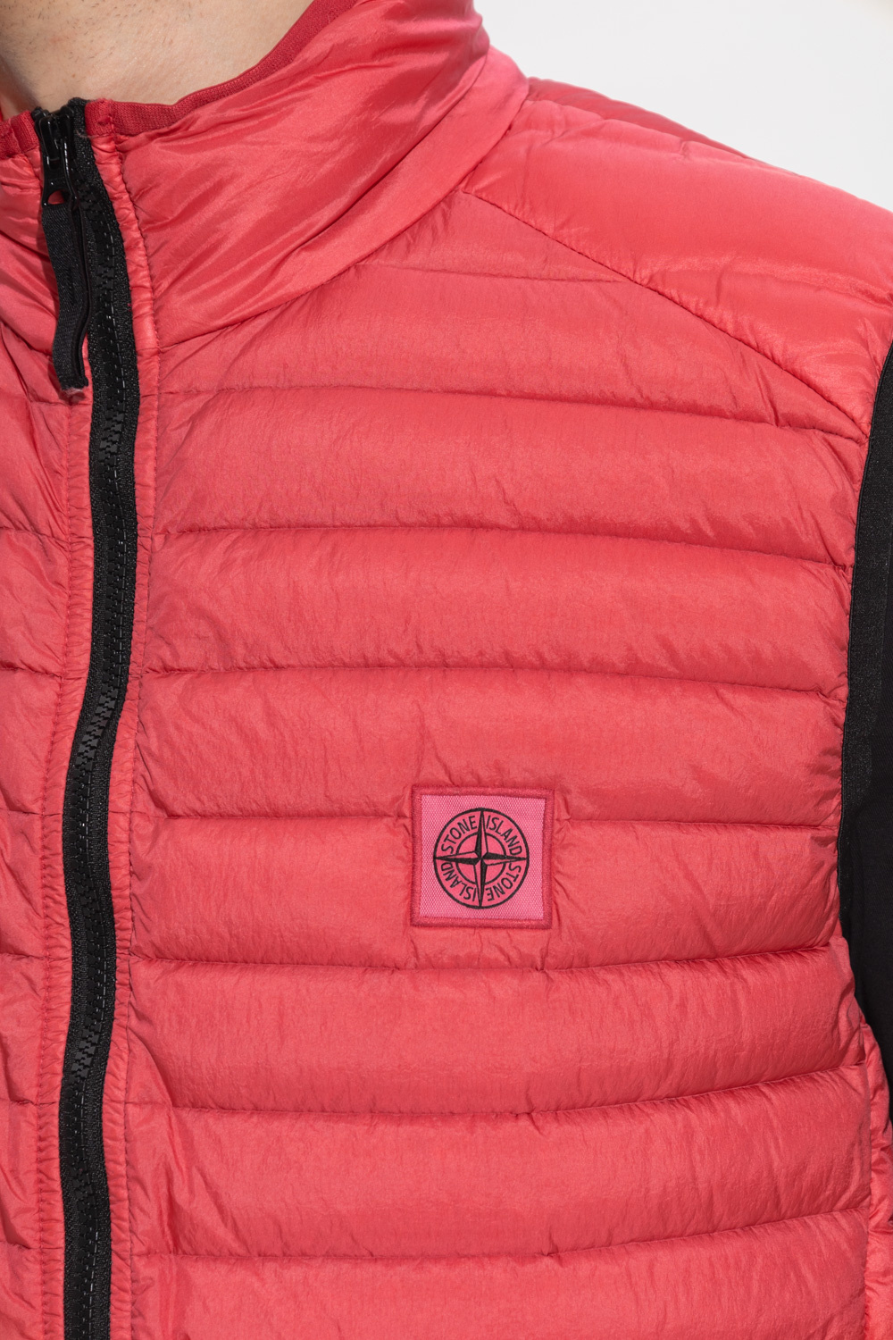 Red stone island on sale gilet